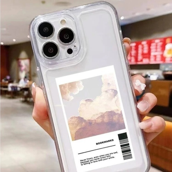 ⚠️Clearance🫧iPhone 14/Pro/Pro Max/Plus Cute Trendy Clouds iPhone Case Brand New - Picture 2 of 4